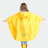 Poncho pluie enfant jaune