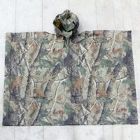Poncho chasse feuillage camouflage